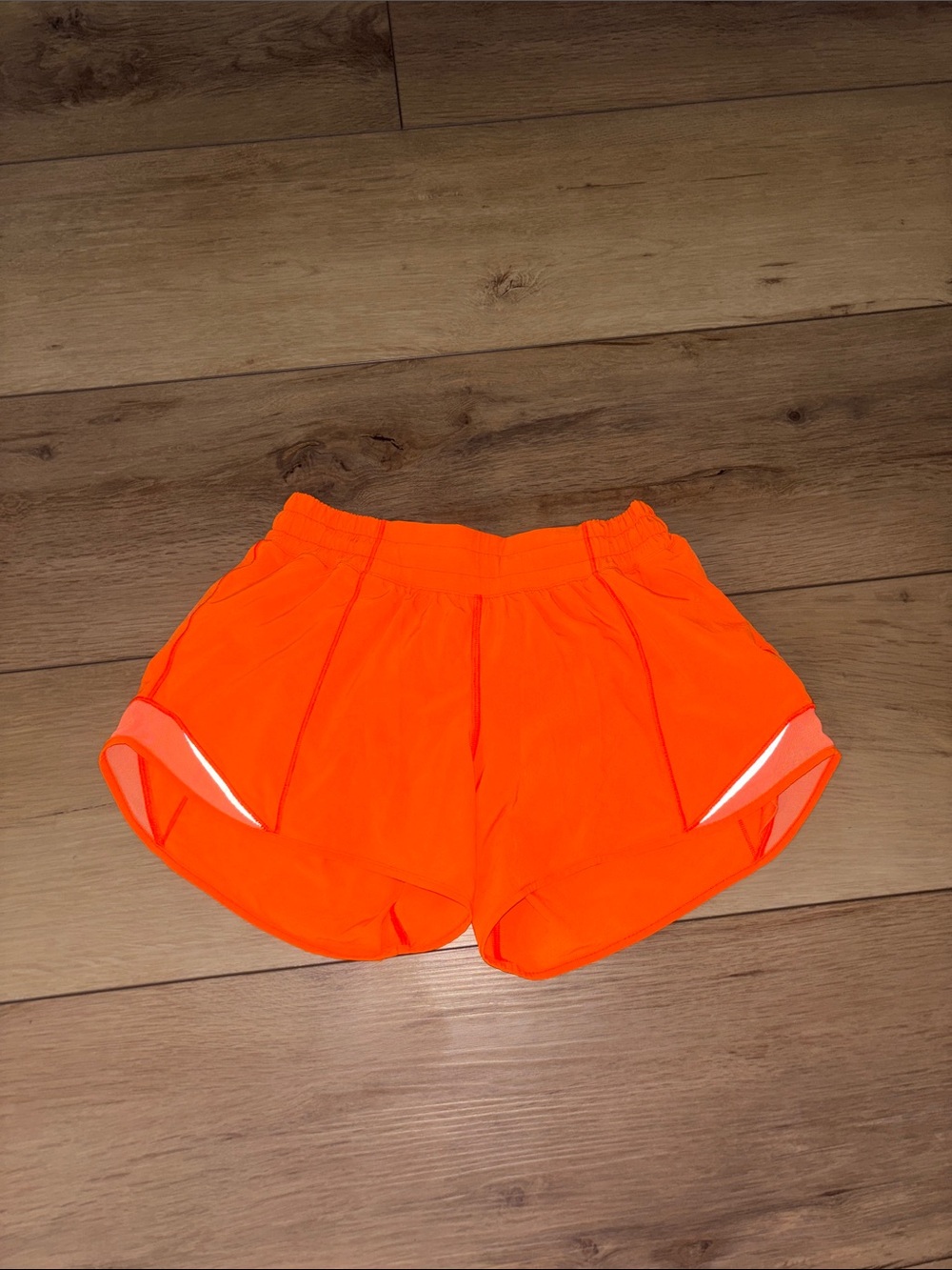 lululemon athletica Women's Bright Orange Running Shorts